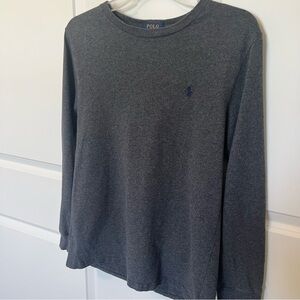 Big Boys Large 14/16 100% Cotton Polo by Ralph Lauren Long Sleeve Tee Preppy